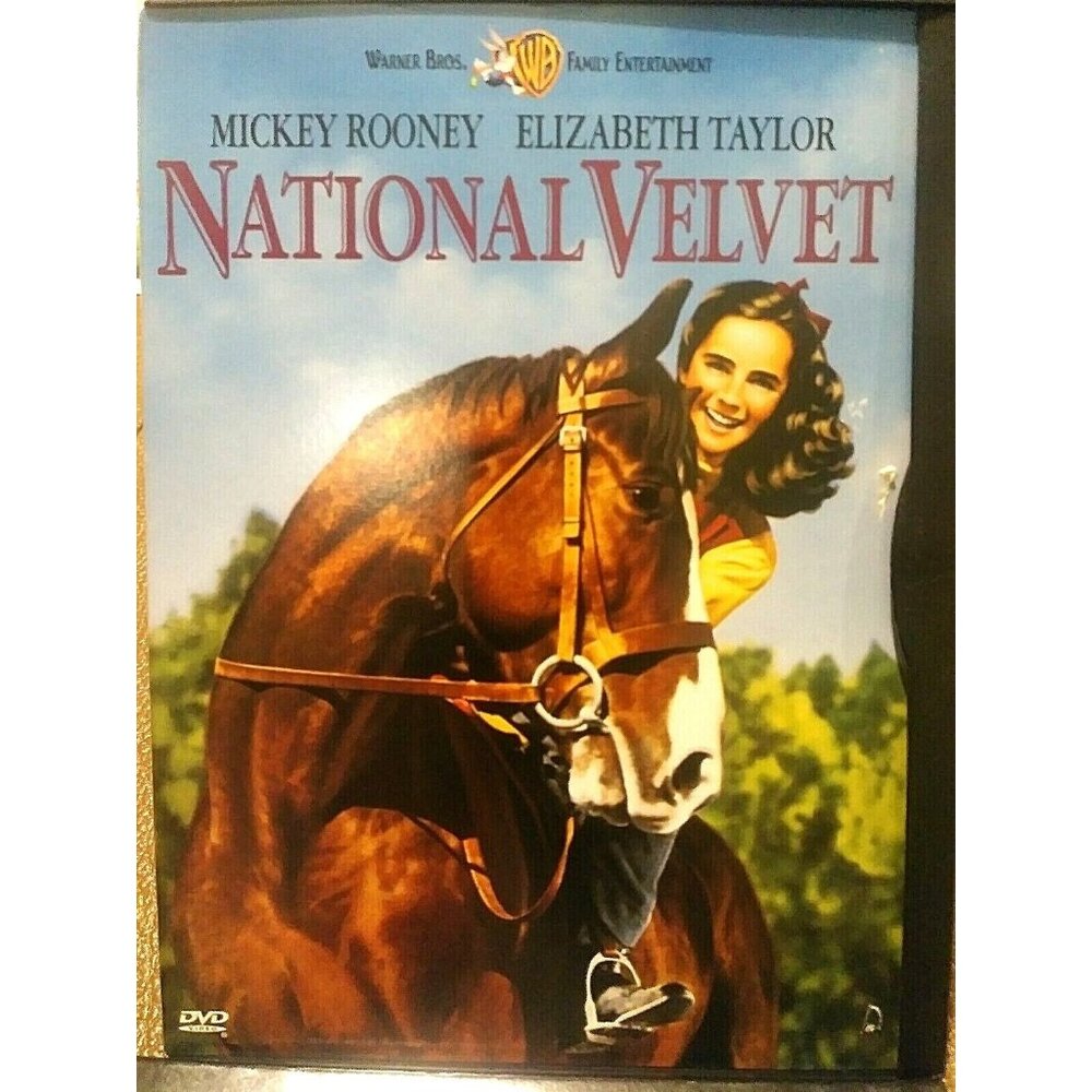 National Velvet (DVD, 2000) Elizabeth Taylor Mickey Taylor Classic Movie Horses